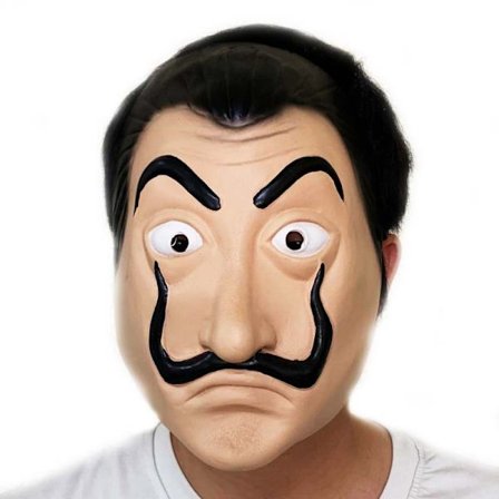 CASA pengaråderiet - Dali-mask - Salvador Dali-mask - Förklädnad -