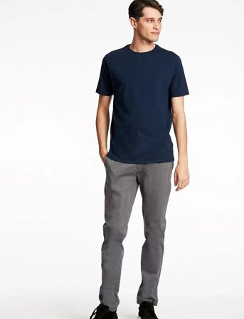 Lindbergh Superflex Chino Pants - Grey - 32 x 32