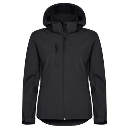 CLIQUE Softshelljacka 0200917 dam sv M - Lyreco - Arbetskläder - Arbetsjackor - Softshelljackor