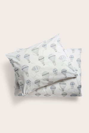 Newbie | Mønstret sengesett 140 x 200 | Offwhite