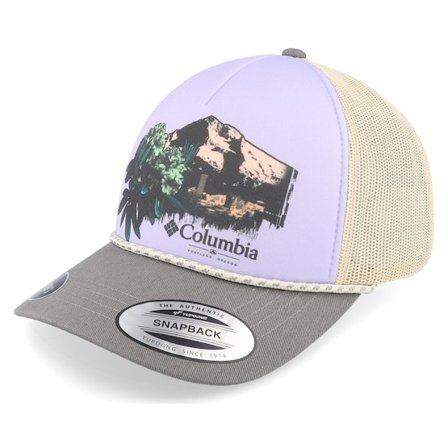 Columbia - Púrpura trucker Gorra - Womens Purple Tint Rho Trucker @ Hatstore