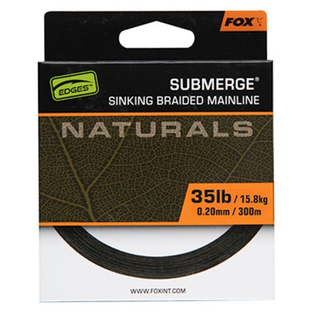 Fox Edges Submerge Sinking Braided Mainline, 0,20mm - 300m