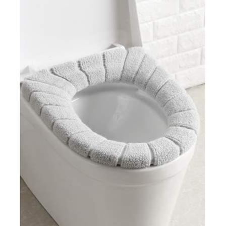 Toiletbræt, WC sædebetræk Blødt varmt badeværelsespude Vaskbart