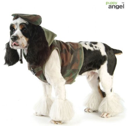 Puppy Angel - PA Military Hardness Camo - Klassiske hundeseler, step-in, jacket seler, trekkseler, vinterseler & Y-seler på Doggie.no