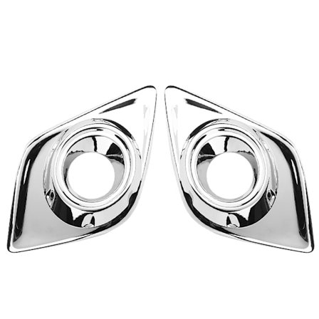 2 stk. dekorative rammer for tåkelys foran på bil, passer til Toyota Hilux Revo Sr5 2015-2017
