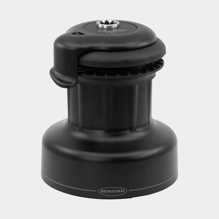 Schotwinde Ronstan Orbit Winch 50 QT, passend für Ø8 - 14 mm Schot, selbstholend, feste Geschwindigkeit, 2-Gang, Aluminium, mit QuickTrim - Boot