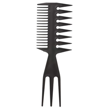 1 plastkam, herrekam, flokekam antistatisk kam for frisører