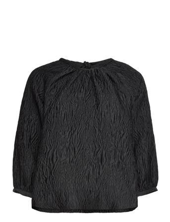 Dasiepw Bl Bluse Langermet Svart Part Two*Betinget Tilbud