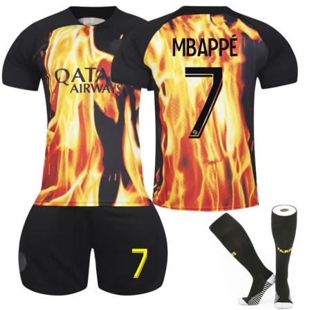 22-23 Paris Saint-Germain Co-branded Spesialutgave Hjemmebarnetrøye Nr. 7 Mbappe 24