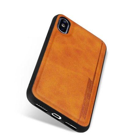 iPhone XS MAX - Genomtänkt Slittåligt Skal i Pu-Läder