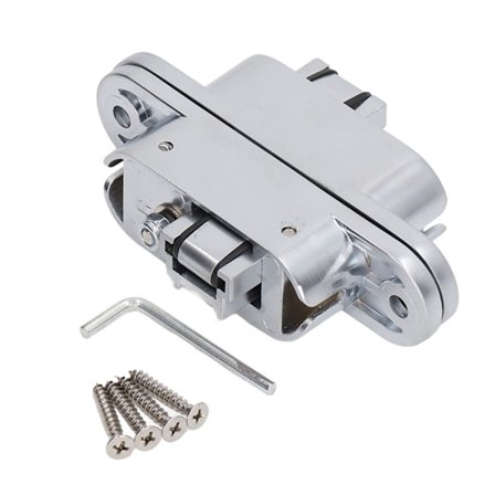 Skjult dørhængsel 180 graders sving zinklegering justerbart hængsel til folde skabslåge