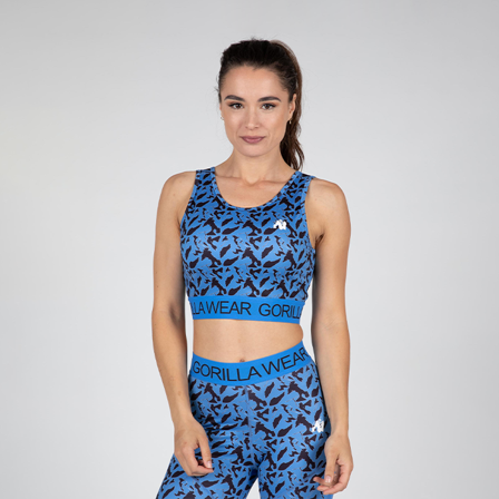 Gorilla Wear Osseo Crop Top, Blue