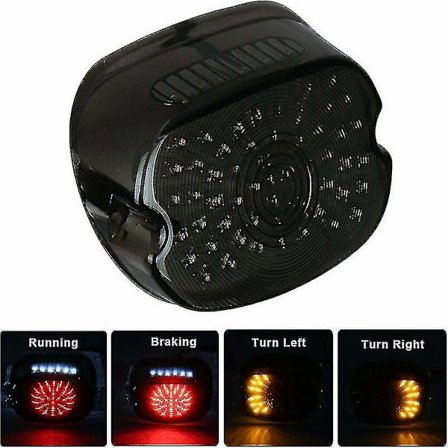 LED Motorcykel Retrofit Special Baglygte med Multifunktionel LED Baglygte med Blinklys til Harley - Davidson