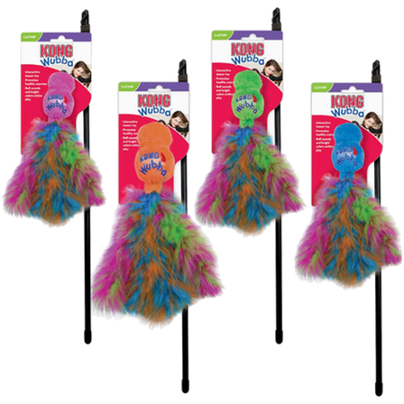 Kong - Katt Wubba Teaser Boa katteleketøy - Katt - Katteleker & viftepinner - Viftepinner & viftestenger - ZOO.no