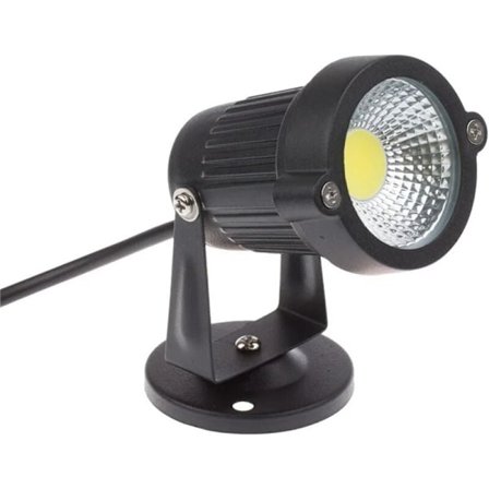 1 st COB LED-strålkastare 5W 220V Justerbar trädgårdstrålkastare Utomhus