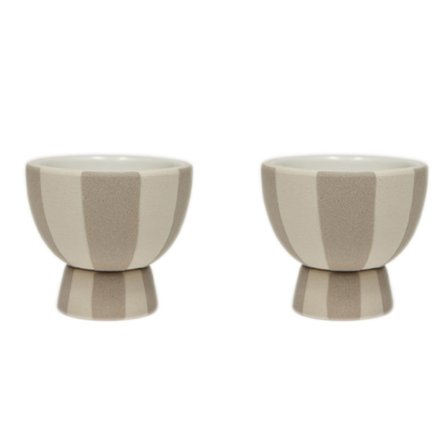 Oyoy living design Toppu æggebæger 2 stk, clay | KitchenOne