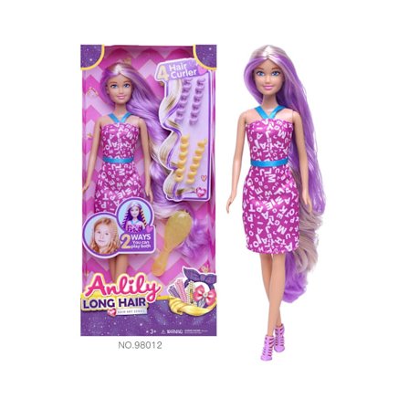 Anlily Docka med Långt hår