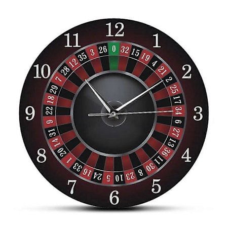 Poker Roulette Vægkunst Ur Las Vegas Spillerum Vægkunst Indretning Gambling Casino Gave Poker Mærkat Pro Kort Spar Klør Ur
