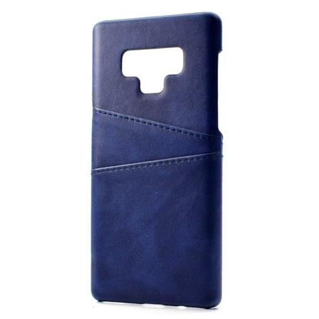VINTAGE-Skal med kortfack för Samsung Galaxy Note 9 Marinblå