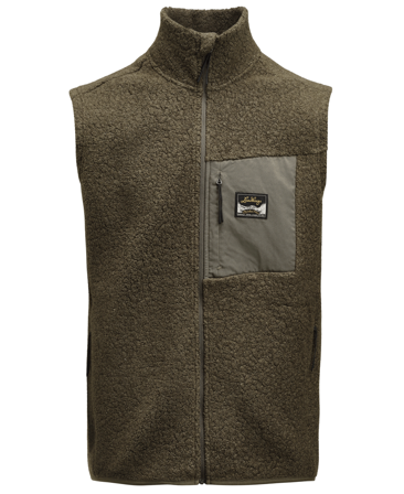 Lundhags Flok Wool Ms Pile Vest Forest Green