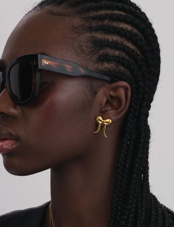 Syster P Rosie Earrings - Gold - ONE SIZE