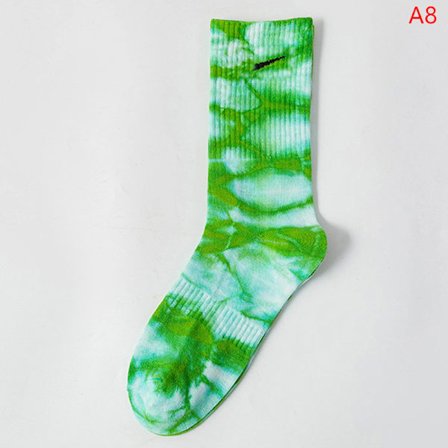 Tie-dye Socks European and Street Ins Hip-hop Tide Brand Coupl
