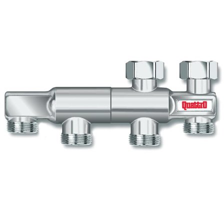 Thermopanel Quattro Rörfördelare 2-rör, Värme