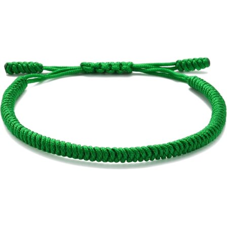 Håndlaget Tibetansk Lykke Armbånd for Kvinner, Menn, Tenåringer, Justerbar Størrelse Vennskapsgave Håndlaget Tau Flettet Chakra Armbånd