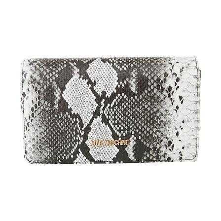 Love Moschino Rock PVC Tas , Grijs , Dames , Maat: ONE Size