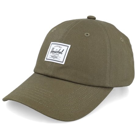 Herschel - Grønn unconstructed Caps - Sylas Classic Cap Ivy Green Dad Cap @ Hatstore