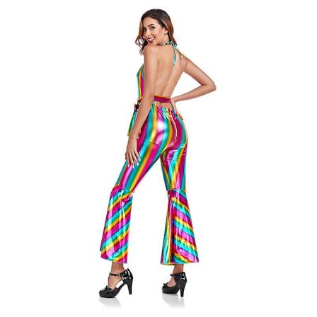 Useita Naisten 60-luvun 70-luvun Hippi Disco Puku Seksik s Eroottinen Johtava Tanssi Klubivaatteet Romper Cosplay Karnevaali Halloween Hieno 