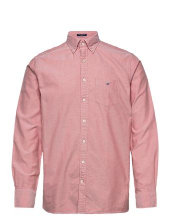 Reg Oxford Shirt Bd Skjorte Uformell Rosa GANT*Betinget Tilbud