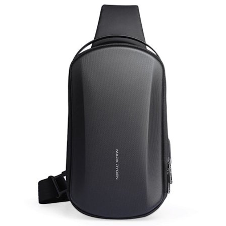 MARK RYDEN Vattentät Axelväska Med USB Svart