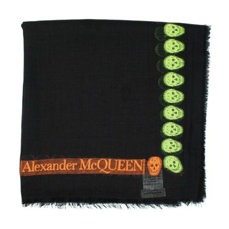 Alexander Mcqueen - Sjalar - Svart - Dam - Storlek: One Size, Dam, Storlek: ONE SIZE