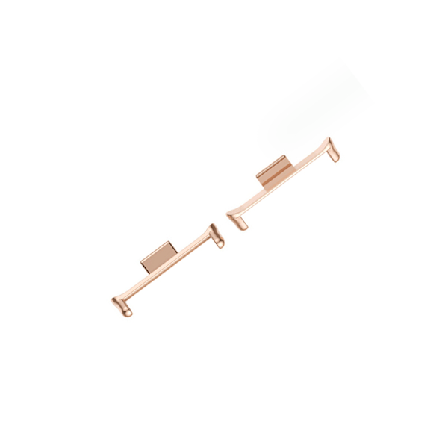 Roséguld 20mm Band Connector för Mi Band & Redmi Watch