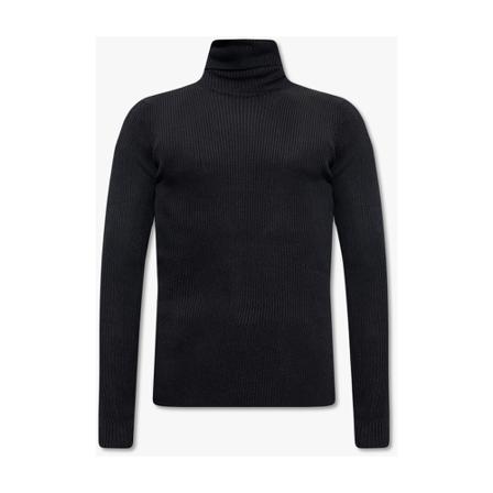 Off White Ribbed Coltrui top , Zwart , Heren , Maat: M