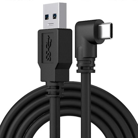 3 Meter/5m/10m Länkkabel Dataöverföringskabel För Oculus Quest 2 Svart TPE 5m