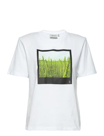Jorygz Printed Tee White Gestuz