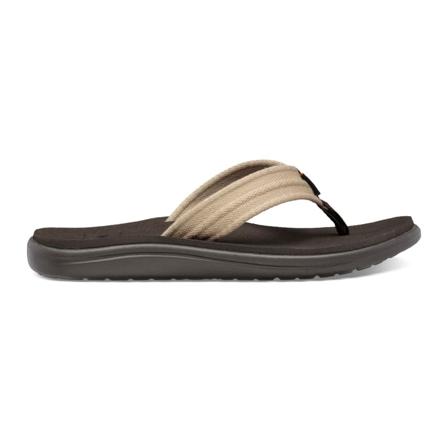 Teva Men's Voya Canvas Flip Men sandals Beige 42