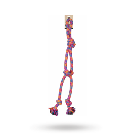 Ozami - Ozami Big Rope Loop 5 Knots 85 cm - Hundleksaker