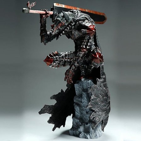 25cm Berserk Guts L Anime Figur Guts Berserker Armor Action Figur(En størrelse)