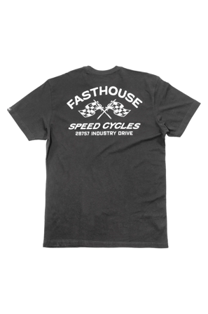 Camiseta Fasthouse Crown Negro XL