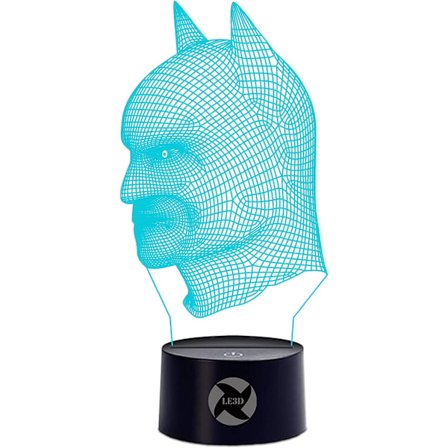 3D Optisk Illusion Nattlampa - 7 LED Färgskiftande Lampa