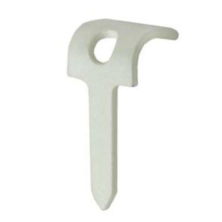 Castor Magasinklammer tre oval MT-O-16 Hvit (150stk)