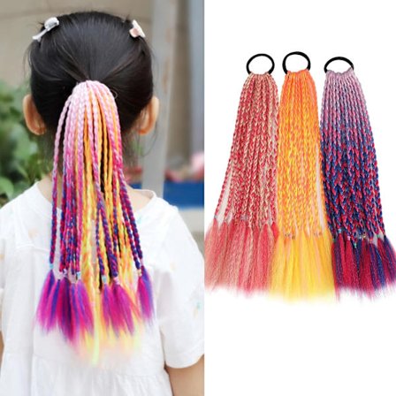 Fargerike fletter for barn - 3 stk.