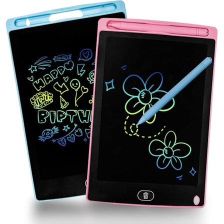 Pieces 8.5 Tum Magic LCD Ritplatta för Barn, Raderbar och Återanvändbar Färgglad LCD Skrivplatta för Flickor Pojkar