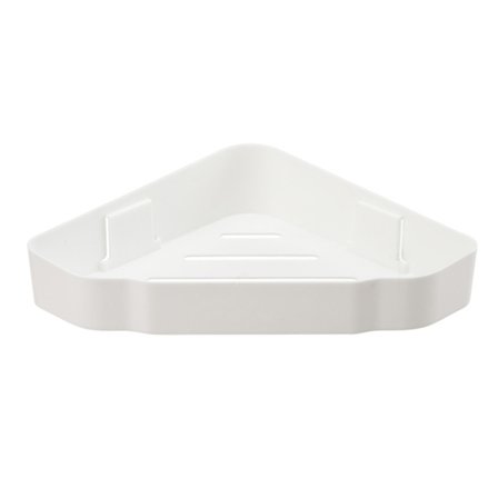 Hjørnehylde Opbevaring Plast Multifunktionel Stor Kapacitet Enkel Bruseorganisator til Badeværelse