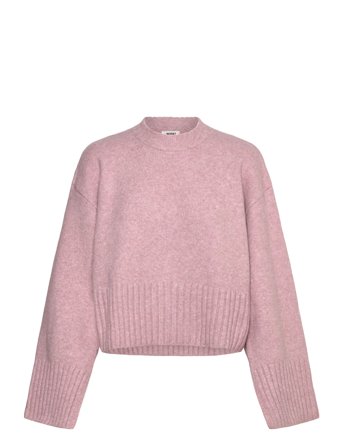 Monki Knitted Oversized Sweater - Pink - XL