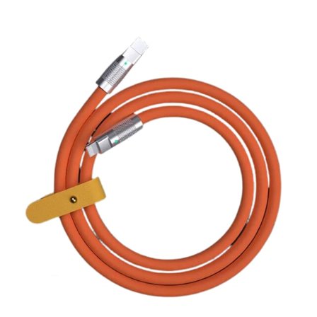 2m Supersnabbladdning USBC-Lightning kabel orange