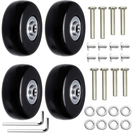 Stycken Resväska Ersättningshjul Resväska Hjul Ersättning Universal Resväska Hjul Bagageaxlar och Hjul Ersättningshjul Reparation